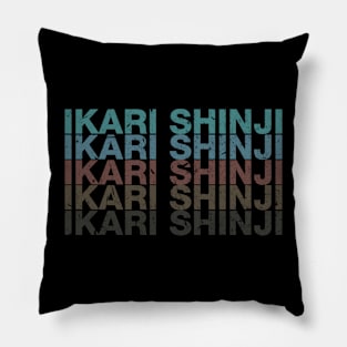 Vintage Proud Name Shinji Personalized Birthday Retro Pillow