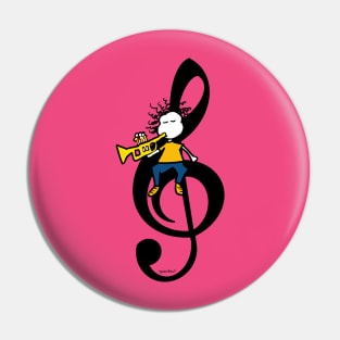 Trumpet life Pin