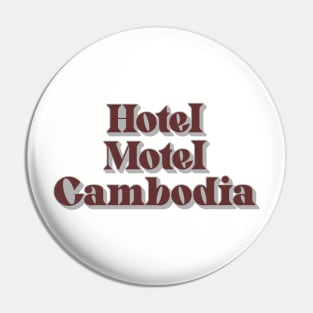 Hotel Motel Cambodia Pin