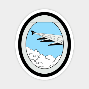 Window airplane Magnet