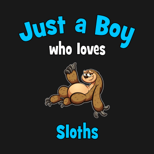 Sloth design for Boys | Kids Sloth design T-Shirt