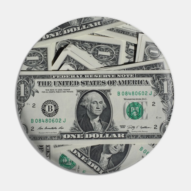 Dollar bil Pin by gabbidea 