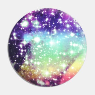 Rainbow Galaxy Pin