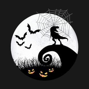 Tiger and moon halloween T-Shirt