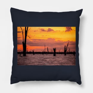 Lake Mulwala, Yarrawonga, Victoria, Australia Pillow