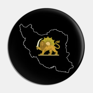 Iran Old Republic Pin