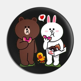 brown and cony Pin