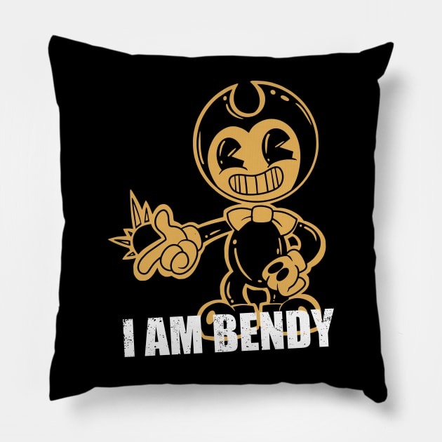 Funny Christmas Cool Bendy Pillow by Mendozab Angelob