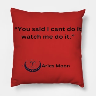 Aries Moon Pillow