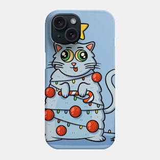 Merry Cat-mus Meow Phone Case