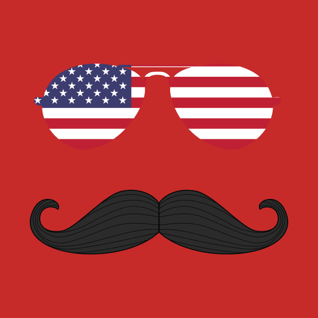 July 4th stache by jpforrest