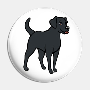 Black Labrador Retriever Pin