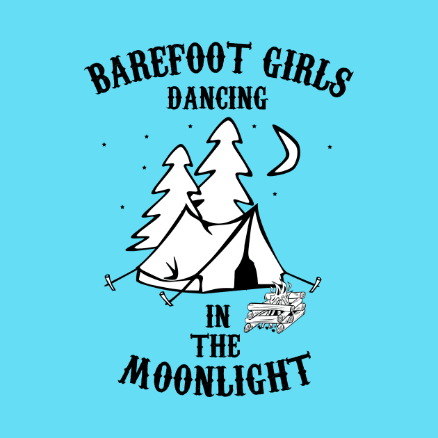 Barefoot Girls Dancing In The Moonlight by iamurkat