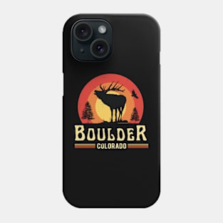 Boulder Colorado Vintage Retro Phone Case