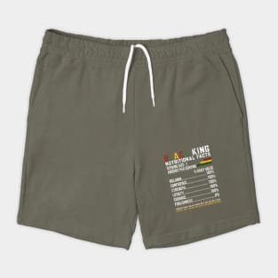 Black King Nutritional Facts Shorts