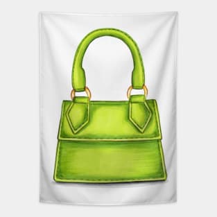 Green Cute Bag Tapestry