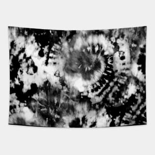 Black and White Tie-Dye 1 Tapestry