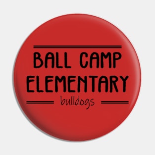 Ball Camp Elementary Black Pin