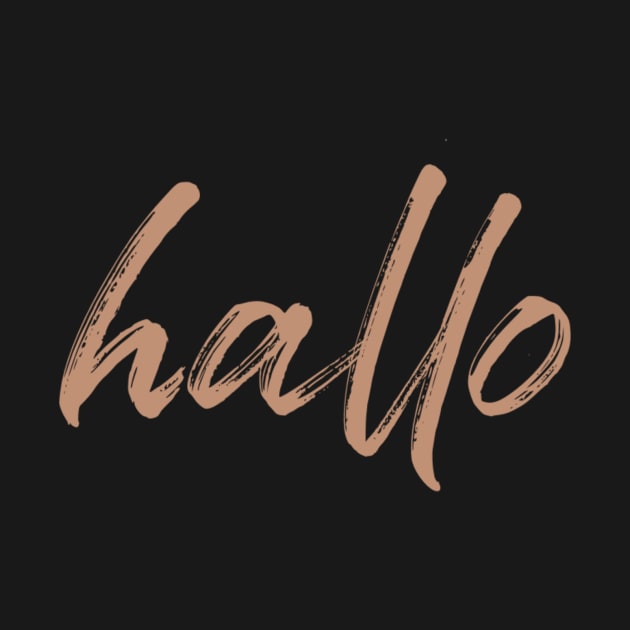 Hallo by AllPrintsAndArt