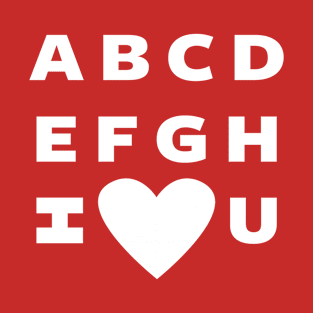 Alphabet of Love T-Shirt