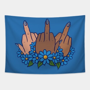 Middle fingers up Tapestry