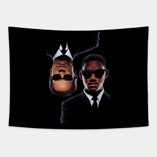 Men in Black Tapestry by dmitryb1