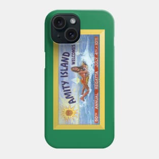 Jaws — Amity Billboard (without graffiti) Phone Case