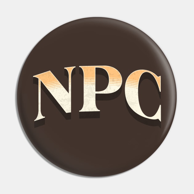 NPC Pin by Issho Ni