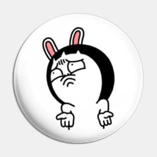 KakaoTalk Friend - The Hard Life by Hozo (Shrug) Pin