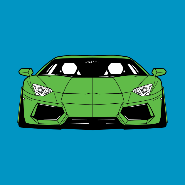 Lime Lambo by 4ONE7