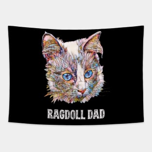 Ragdoll Dad Father's Day Gift Tapestry