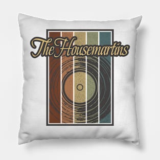 The Housemartins Vynil Silhouette Pillow