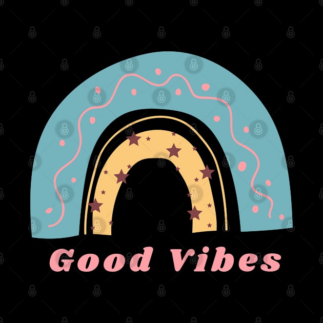 Good Vibes Rainbow Design by TINRO Kreations