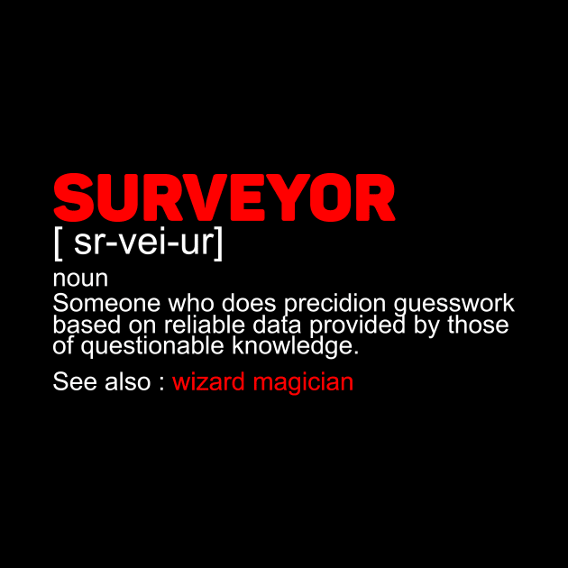 Surveyor funny definition by Marhcuz