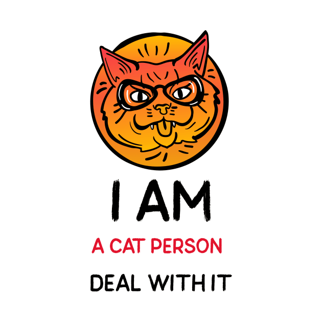 I am a cat person deal with it by nikovega21