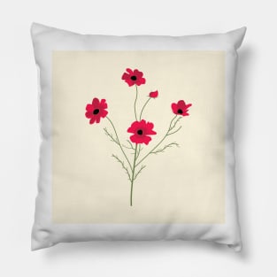 Flowers - Lifes Inspirational Quotes Pillow