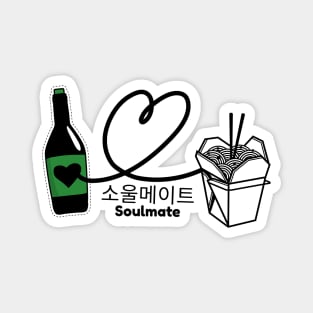 Soulmates: Ramen And Soju Magnet