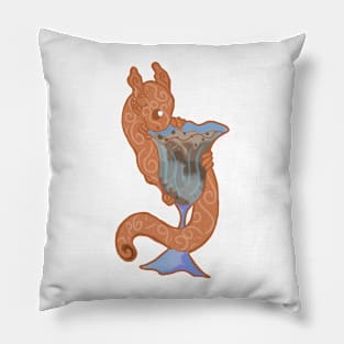 Cinnamon dragon Pillow