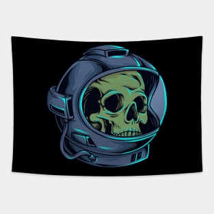 skull astronaut Tapestry