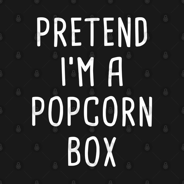 Pretend I'm A Popcorn Box Halloween Costume by tobzz