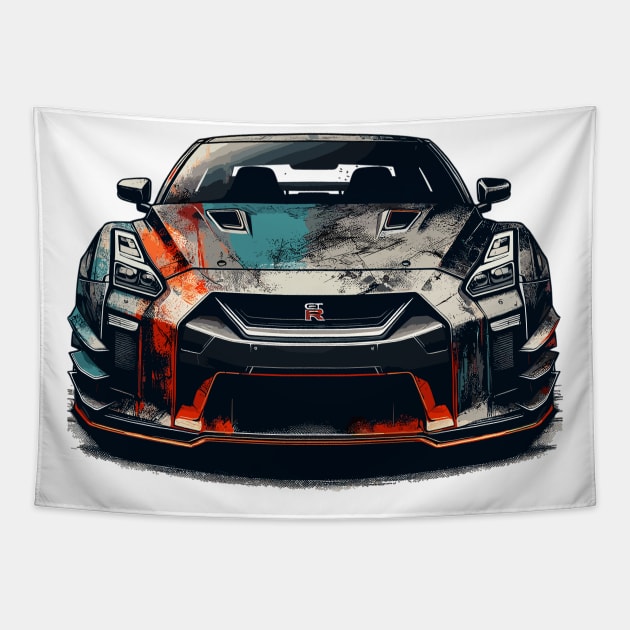 Nissan GT-R Tapestry by Vehicles-Art