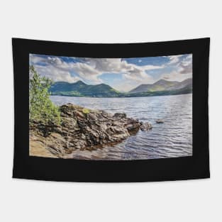 Looking Across Derwentwater Digital Art Tapestry