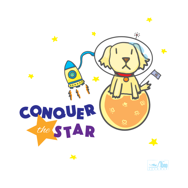 Conquer the Star - Dog by TheAlbinoSnowman