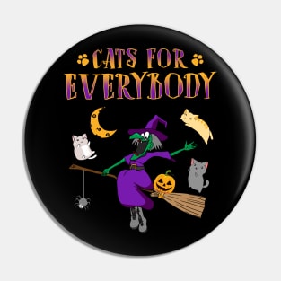 Cats For Everybody Pin