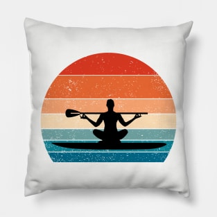 Funny Gifts for Paddleboard Sup and Yoga Fans Pillow