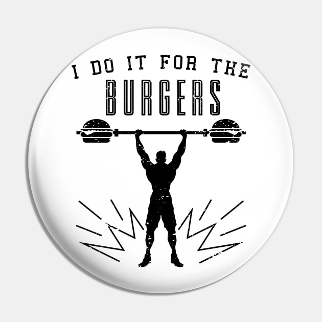Lift for Burgers - blk Pin by CCDesign