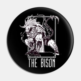THE BISON (BLACK BG) Pin