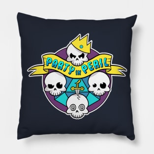 Party in Peril Season 1 Design Pillow