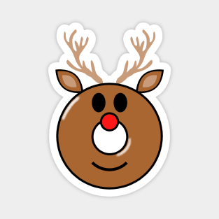 The Reindeer Donut Magnet