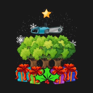 Funny Arborist Christmas Tree Decor Gift Xmas Stockings T-Shirt